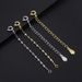 S999 Sterling Silver Necklace Extension Chain Tail Adjustment Chain Jewelry Accessories_ipsvogv.com