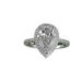 Sanjie Jewelry's Creative Sparkling Water Drop Shaped Zircon Wedding Ring Women's Jewelry_ipsvogv.com