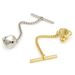 Men's Jewelry Tie Clips Copper Material Accessories Silver Gold Fashionable And Practical Security Tie Clips_ipsvogv.com