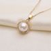 Pearl Natural Freshwater Pearl Combination 9 10mm Mantou Pearl High Gloss 14K Gold Filled Original Design_ipsvogv.com