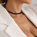 Personalized Hand-woven Beaded Black Crystal Necklace Female Ins Korean Personalized Neck Chain_ipsvogv.com