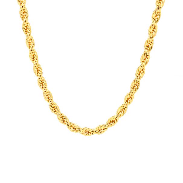 gold For Men Gold Plated 6mm Fried Dough Twists Necklace Mixed Batch_ipsvogv.com