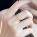 M Ö Bius 5G Ancient Method Inheritance Matte Solid Couple Pair Twisted Pattern Closed End Ring_ipsvogv.com