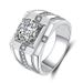Yihua Duoduo Aggressive Movable Diamond Wedding Opening Couple Ring Qixi Valentine's Day Gift_ipsvogv.com