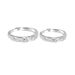 S999 Silver Sky Starry Star River Couple's Pair Light Luxury, High Grade, Sparkling Ring, Niche Design, Handmade Jewelry_ipsvogv.com