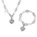 Women’s Jewelry Set Fashion New Retro Heart Shaped Stainless Steel Versatile Twisted Bracelet Necklace Female Valentine's Day Gift_ipsvogv.com