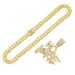 Personalized creative new product full of diamond letters, broken heart patchwork pendant necklace, hip-hop cool and_ipsvogv.com