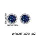 Multi Colored Dazzling Magnetic Ear Clips, Men's High-end Versatile Earrings, Women's Hooligan And Handsome Personality,_ipsvogv.com