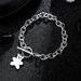 Titanium Steel Bear OT Bracelet Minimalist Hip-Hop Trendy Brand Unisex Personality Versatile Couple Bestie Matching_ipsvogv.com