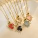 Hot sale cold style necklace female hip hop trendy cool temperament high-grade peach heart clavicle chain love pendant_ipsvogv.com
