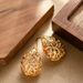 Fashionable Small Fragrant Style Hollow Water Droplet Shaped For Women, Niche, Simple, High-end Silver Needle Earrings_ipsvogv.com