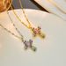 Female Hip Hop Instagram Punk Cross Personalized Pendant Zircon Necklace With Unique Design Collar Chain_ipsvogv.com