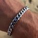 Men's Titanium Steel Six-Sided Polished Cuban Bracelet Simple Personality Jewelry Trendy Cool Accessories_ipsvogv.com