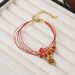 Personalized Elephant Pendant Natural Turquoise New Multi Layer Woven Rope Bracelet_ipsvogv.com