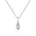 Copper Plated K Real Gold Zircon Pendant Necklace Jewelry Simple Clavicle Chain Gift Girlfriend Wedding Necklace_ipsvogv.com