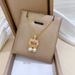 Cat 【 】 Pearl Light Luxury Charm Gorgeous Full Diamond Necklace Women's Versatile Clavicle Titanium Steel Chain 【 】_ipsvogv.com