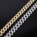 Unisex 20mm Diamond Shaped Alloy Necklace For Men High End Cool Hip Hop Cuban Chain_ipsvogv.com