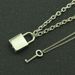 Hot selling accessories, glossy keys locks, complete set of for men and women's fashion pendants_ipsvogv.com