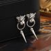 European And American Leopard Women's High Sense Personality Hip-hop Trend Gold Stud Light Atmosphere Niche Design_ipsvogv.com