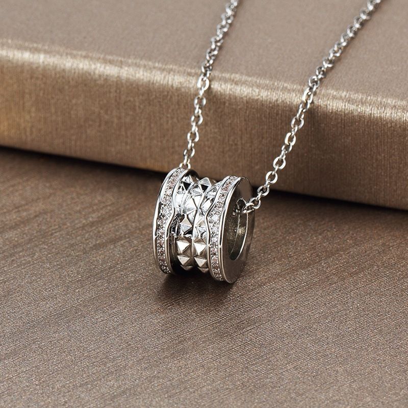 Designer Men's And Women's Classic Titanium Steel Small Waist Necklace Red Man Hollow Out Fashion Full Dia Pendant_ipsvogv.com