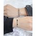 Chain High-End Titanium Steel Electroplated DIY Engraving Couple Cuban Bracelet_ipsvogv.com