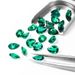 Synthetic Zambian Emerald Pear-shaped Emeralds With Cotton Wool Cultivated Emerald Bare Stone_ipsvogv.com