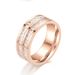 Fashionable Sky Star Titanium Steel Zircon For Female Crystal Diamond Couple Ring Jewelry_ipsvogv.com