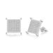 Full diamond hip-hop Earrings men's Zircon micro inlaid cross Thread Earrings popular jewelry_ipsvogv.com