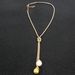 Jewelry Simple Fashion Sweet Trend Pearl Double Pendant Knotted Necklace For Women_ipsvogv.com
