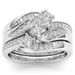 Sanjie's New Plating Simulation With Micro Setting Zircon Three Set Engagement Ring_ipsvogv.com