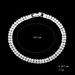Low Price Yiwu Fashion OL Bride Jewelry Set Simple Four-Row Rhinestone Necklace Earrings_ipsvogv.com