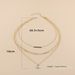 Simple And Fashionable Multi Layer Metal Disc Pendant Necklace Personality Women's Necklace Popular Jewelry_ipsvogv.com