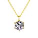 Pure Silver Moissani Snowflake Necklace, Non Fading Women's Pendant, Light Luxury, Niche High-end Feeling, Collarbone_ipsvogv.com
