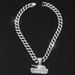 Hot Selling Personalized Tank Pendant Men's Street Hip-hop Cool Cuban Chain Necklace Jewelry_ipsvogv.com