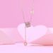 S Pure Silver Small Waist Diamod Ecklace For Wome, Light Luxury, Iche, High-ed Pedat, Fashioable Collarboe_ipsvogv.com