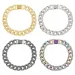 Cuban crystal trendy hip-hop full diamond jewelry 18-25cm bracelet_ipsvogv.com