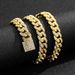 Explosive Box Buckle Cuban Trendy Versatile Alloy Water Diamond 12mm Men's Necklace Metal Chain_ipsvogv.com