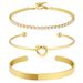 Women's Jewelry Fashion Simple Stainless Steel Love Knotted Bracelet Geometric Claw Chain Tennis Chain Women's Hand Jewelry_ipsvogv.com