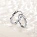 White Copper Strip Plated Genuine Gold Star River For Thousands Of Miles, Paired A Niche, Simple, Fashionable Couple_ipsvogv.com