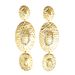 Fashionable OL praises women's with a niche high-end feel. Metal ring design earrings are and versatile_ipsvogv.com