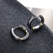Korean Version Of Minimalist Men's High-end Circle Earrings, Women's Couple's Personality, Niche, Light Luxury Design,_ipsvogv.com