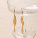 Real Gold Electroplated Long Tassel Design Temperament Ear Hooks Modify Face Shape Personality High Quality Texture Earrings_ipsvogv.com
