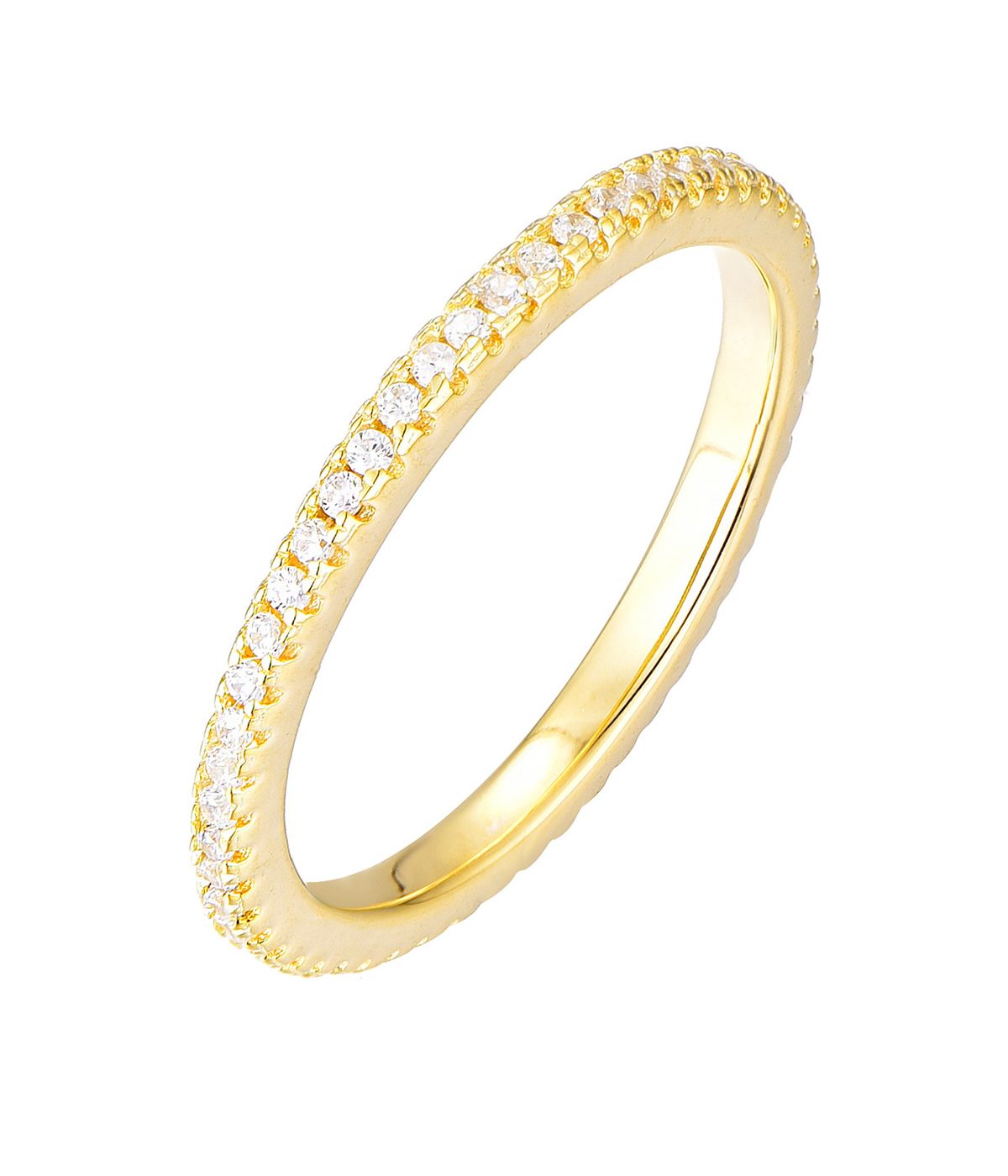 Zircon ring pinky ring female s925 sterling silver rose gold simple hand jewelry jewelry silver jewelry_ipsvogv.com