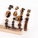 Tiger Eye Natural Stone Bracelet Set Elastic Beads Adjustable_ipsvogv.com