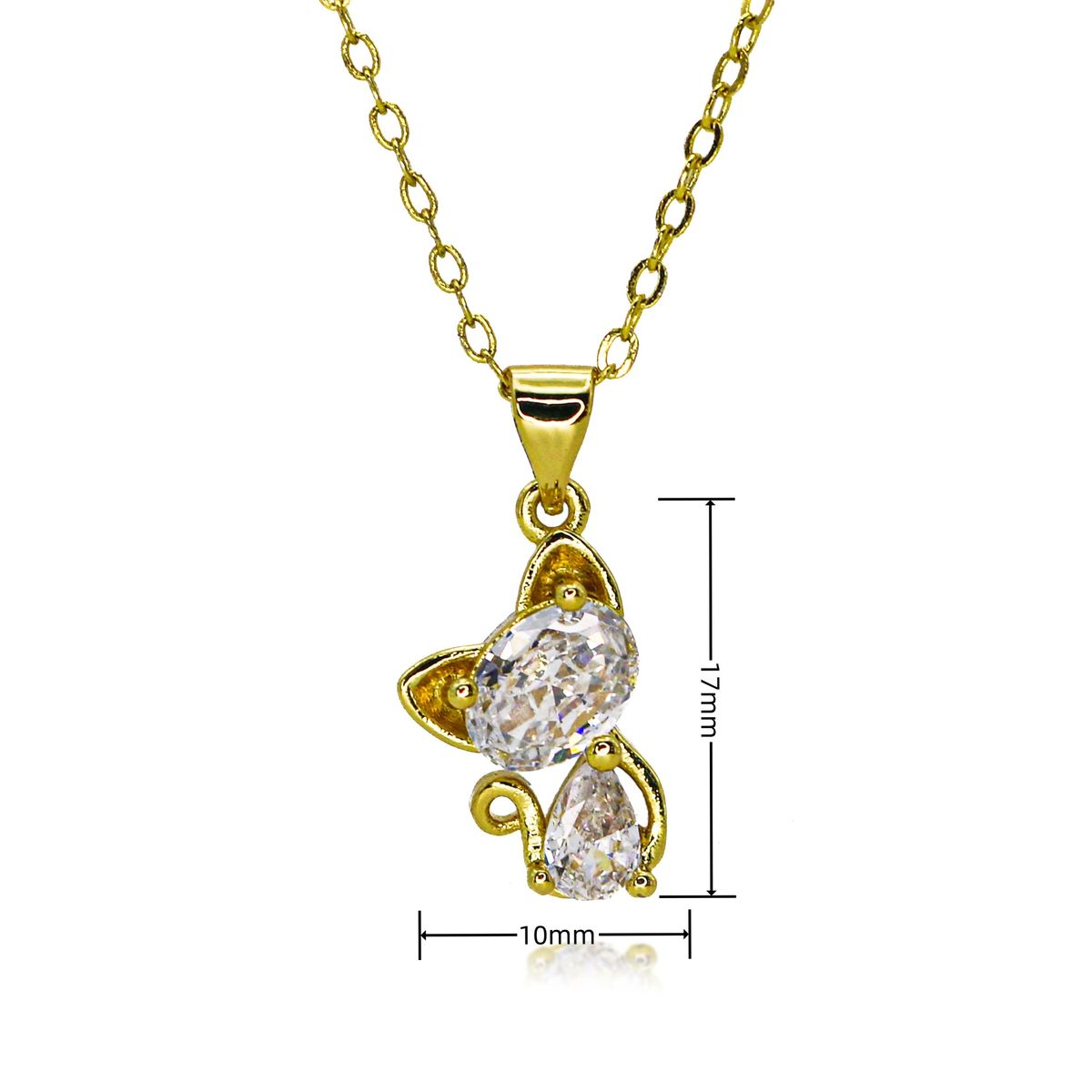 Cat Necklace For Girls Light Luxury Niche Design High End New Clavicle Chain Strong Chain Summer Gift_ipsvogv.com