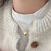 Small Shaped Simple Pendant Titanium Steel Thin Fashion Clavicle Chain Girl Heart Gold Lock Necklace_ipsvogv.com