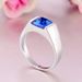 Fashionable Blue 2022 New And Elegant Zircon Inlaid Ring For Men_ipsvogv.com
