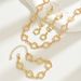 Niche Japanese and Korean women's bracelet jewelry set forest style plum blossom flower design, long necklace with_ipsvogv.com