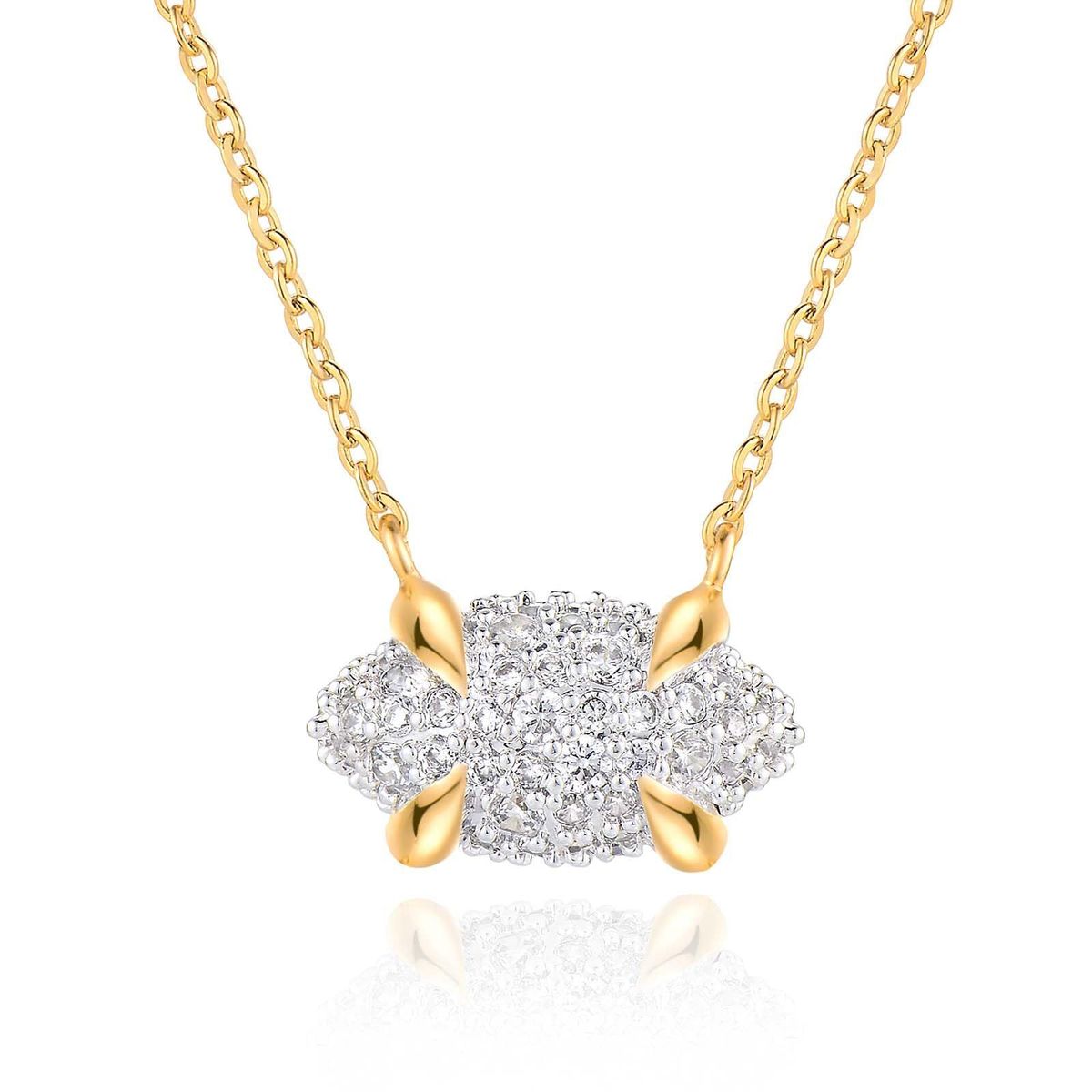 Fashionable Commuting Personality Trend Advanced All Match New Oval Pendant Brass Real Gold Electroplated Necklace For Women_ipsvogv.com
