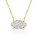 Fashionable Commuting Personality Trend Advanced All Match New Oval Pendant Brass Real Gold Electroplated Necklace For Women_ipsvogv.com